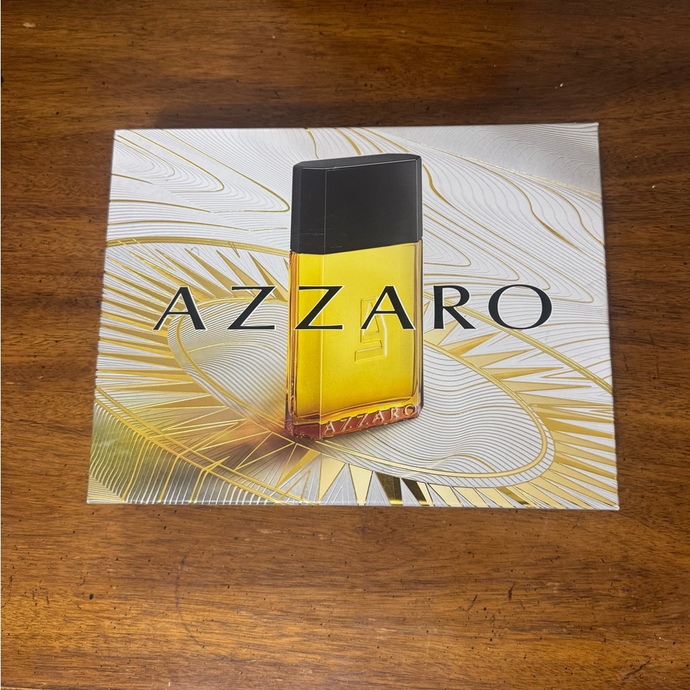 Azzaro Fragrance with Bold Black and Yellow Design